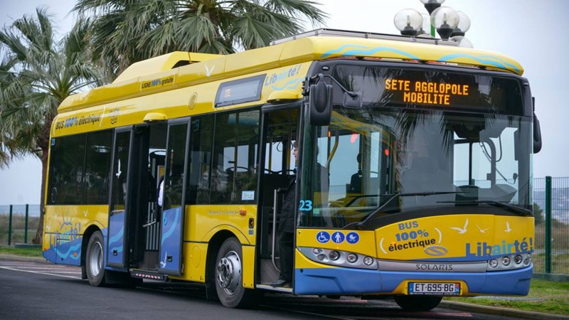 Busfahren in Sète
