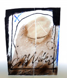 Le Teide tableau de verre h 60 cm