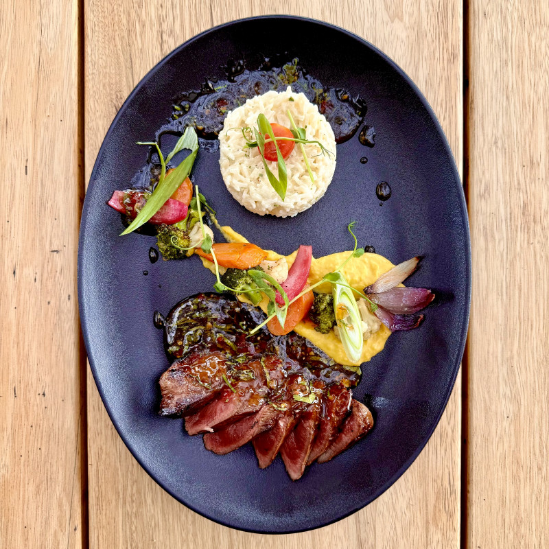 Tataki de canard à l'asiatique