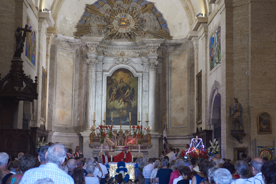 fête pêche pêcheurs eglise saint louis Sète Archipel de Thau joutes cérémonie procession - © Rodolphe Baras