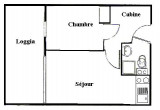 Plan de l'appartement