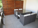 Coin cocooning dans la terrasse