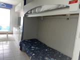 Cabine avec lit superposé