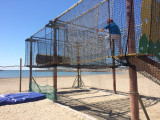 Jeux d'enfants sur sable, à 750 m de l'appartement