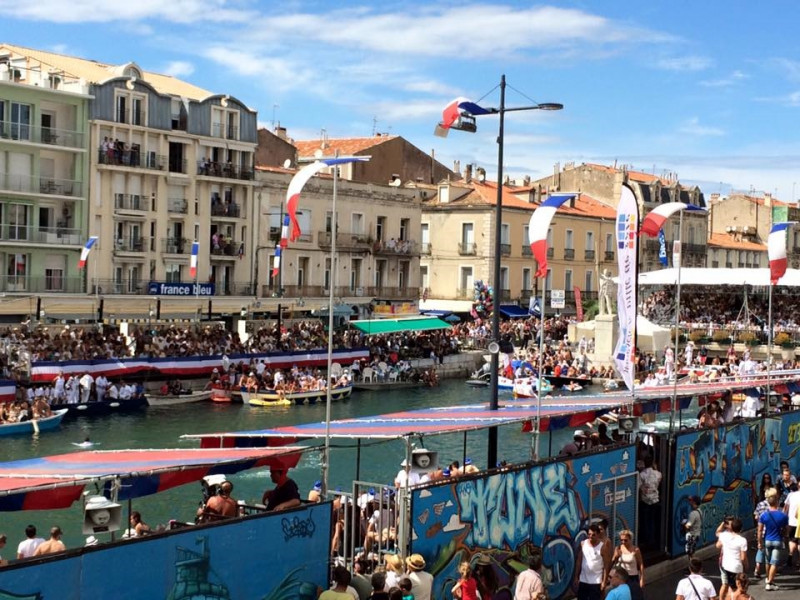 Les quais de Sète et les joutes