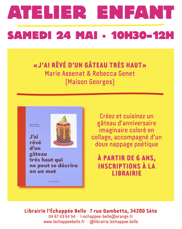 20 ANS DE L'ÉCHAPPÉE BELLE : ATELIER ENFANTS