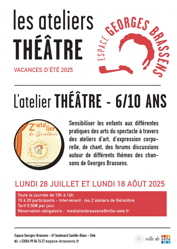  ATELIER THÉÂTRE AVEC LES Z’ATELIERS DE GERALDINE