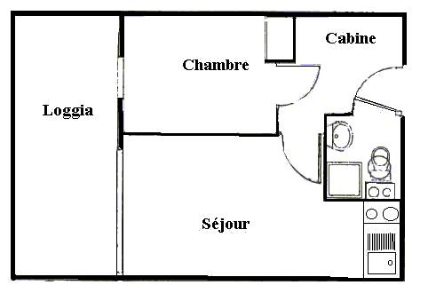 Plan de l'appartement