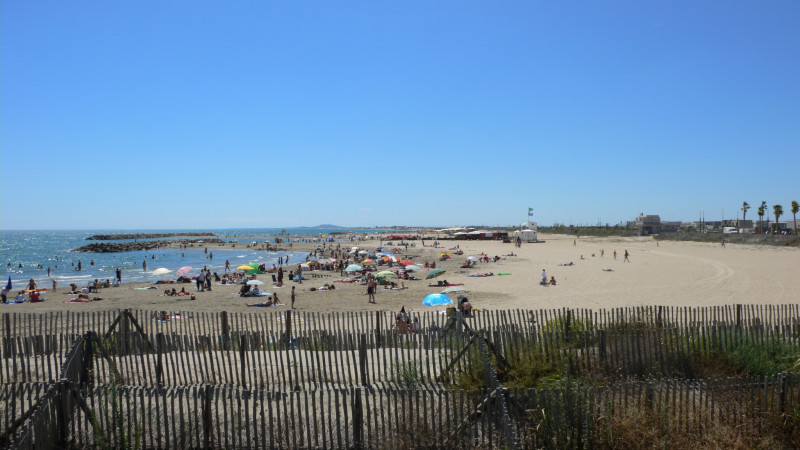 Plage de Sète sur 12 km, à 400 m de l'appartement