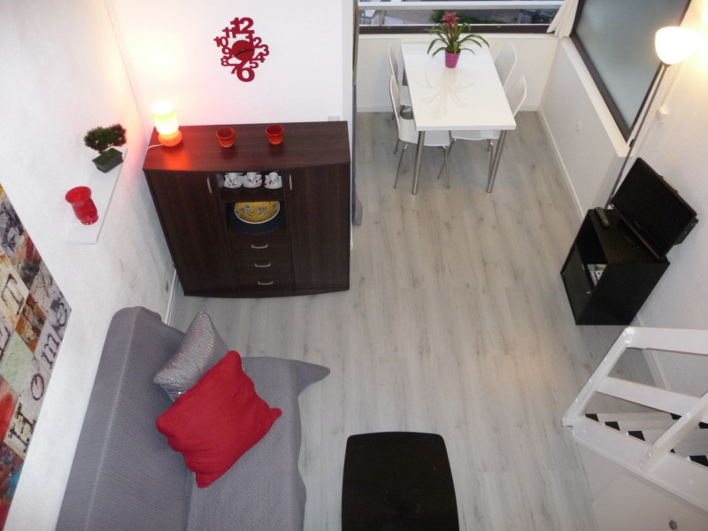 Séjour vu de la mezzanine