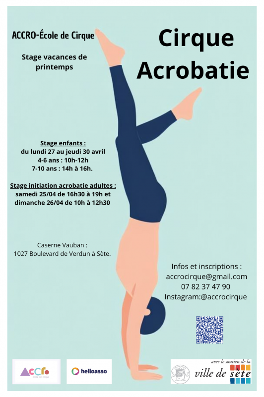 ACCRO-ECOLE DE CIRQUE : STAGE DEUX JOURS INITIATION AUX ACROBATIES DE CIRQUE POUR ADULTE DÉBUTANT. ACCRO-ECOLE DE CIRQUE : STAGE DEUX JOURS INITIATION AUX ACROBATIES DE CIRQUE POUR ADULTE DÉBUTANT.