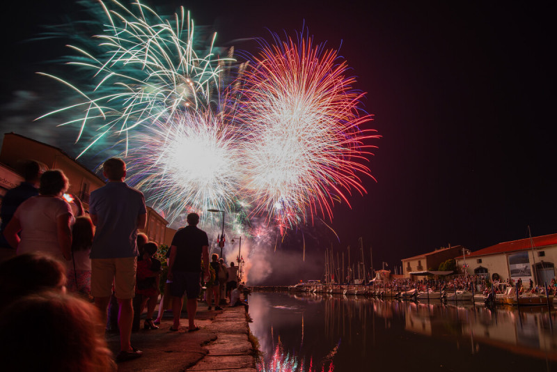 Feux d'artifice à Marseillan