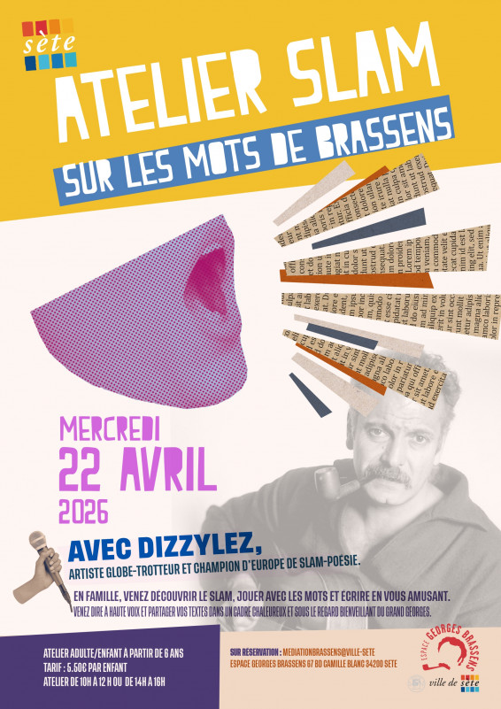 atelier slam brassens