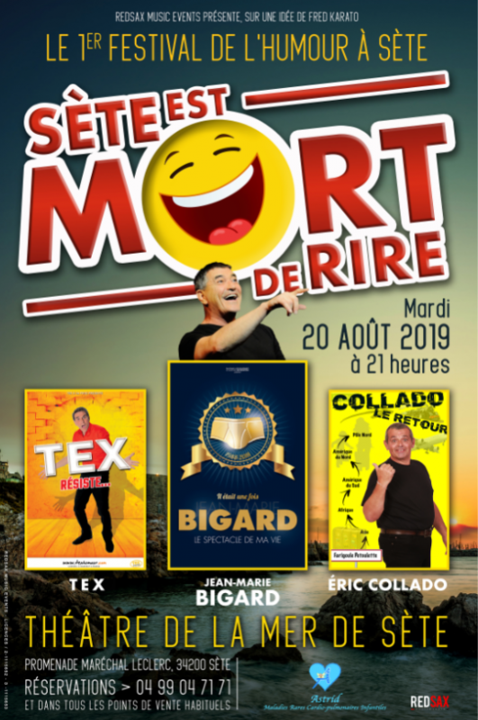 sete est mort de rire spectacle humoristique thau info le journal du pays de thau thau info