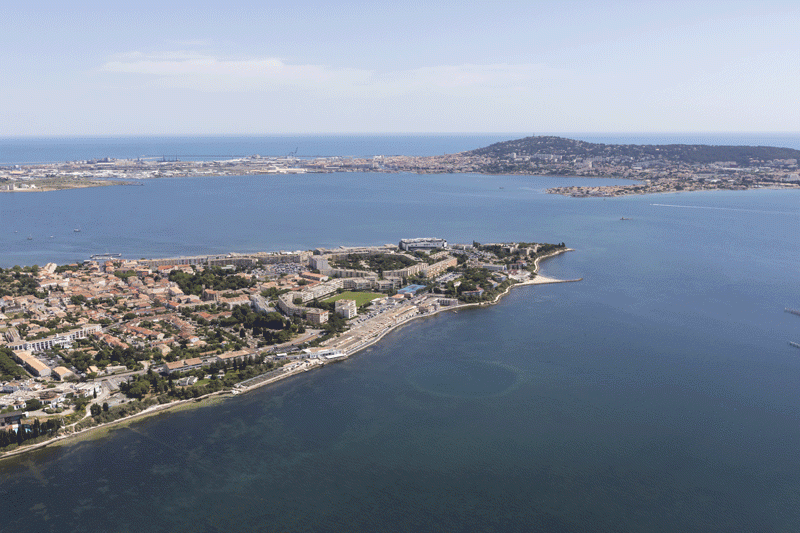 VUE AERIENNE BALARUC LES BAINS